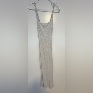 Garage Light Gray Slip Maxi Dress
